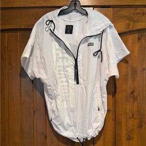 P.E Nation White Short-Sleeve Jacket